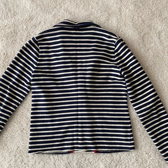 Nautica - Navy/cream striped knit blazer - Picture 7 of 9